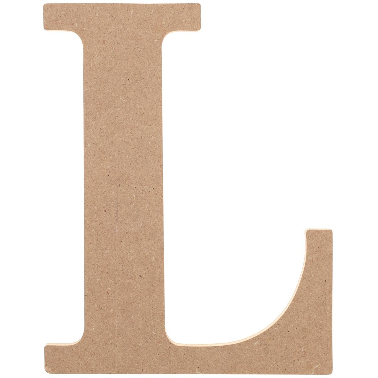 Essentials By Leisure Arts Wood Letter 'L', 8" – Wooden Alphabet Letters For Home Décor, Diy Craft Letters, And Personalized Projects – Unfinished Wooden Letters For Crafting